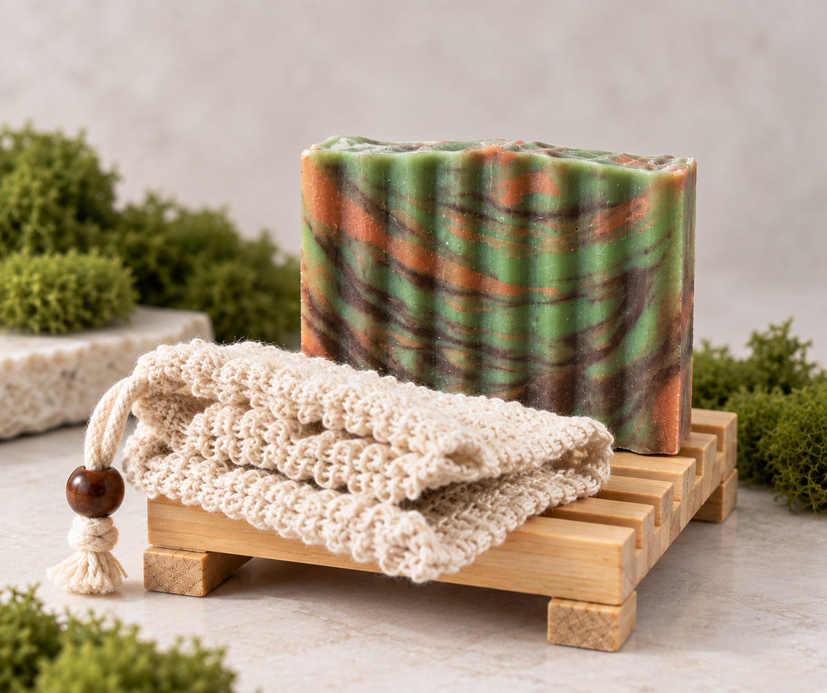 Wild Woodlands Soap Bar – Earthy & Fresh Handmade Soap | Black Coral Soap
