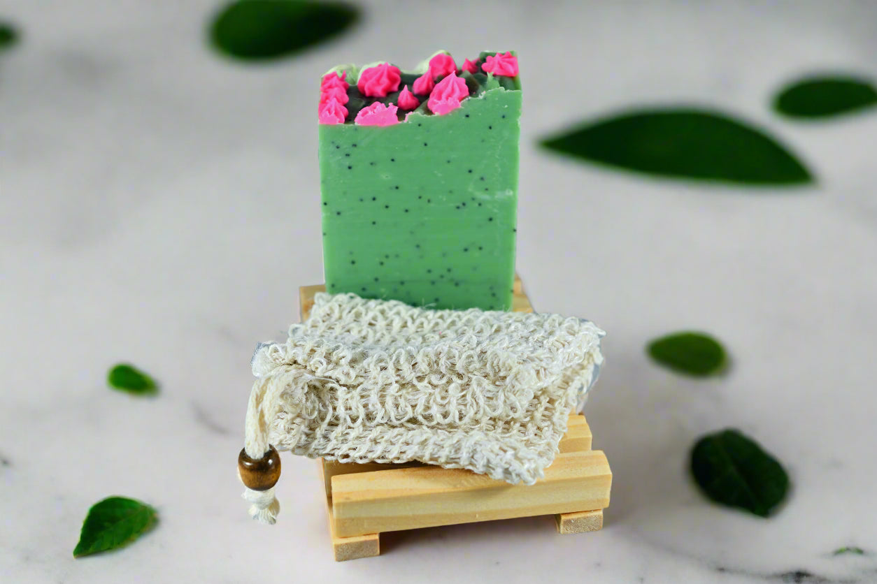 Cactus Blossom Soap Bar | Handmade Floral Soap – Black Coral Soap