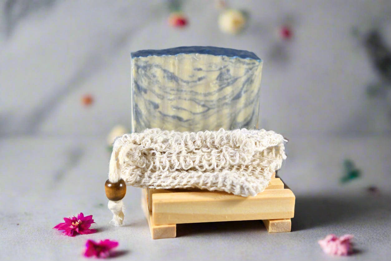 Midnight Moonflower Soap Bar | Handmade Floral Soap – Black Coral Soap