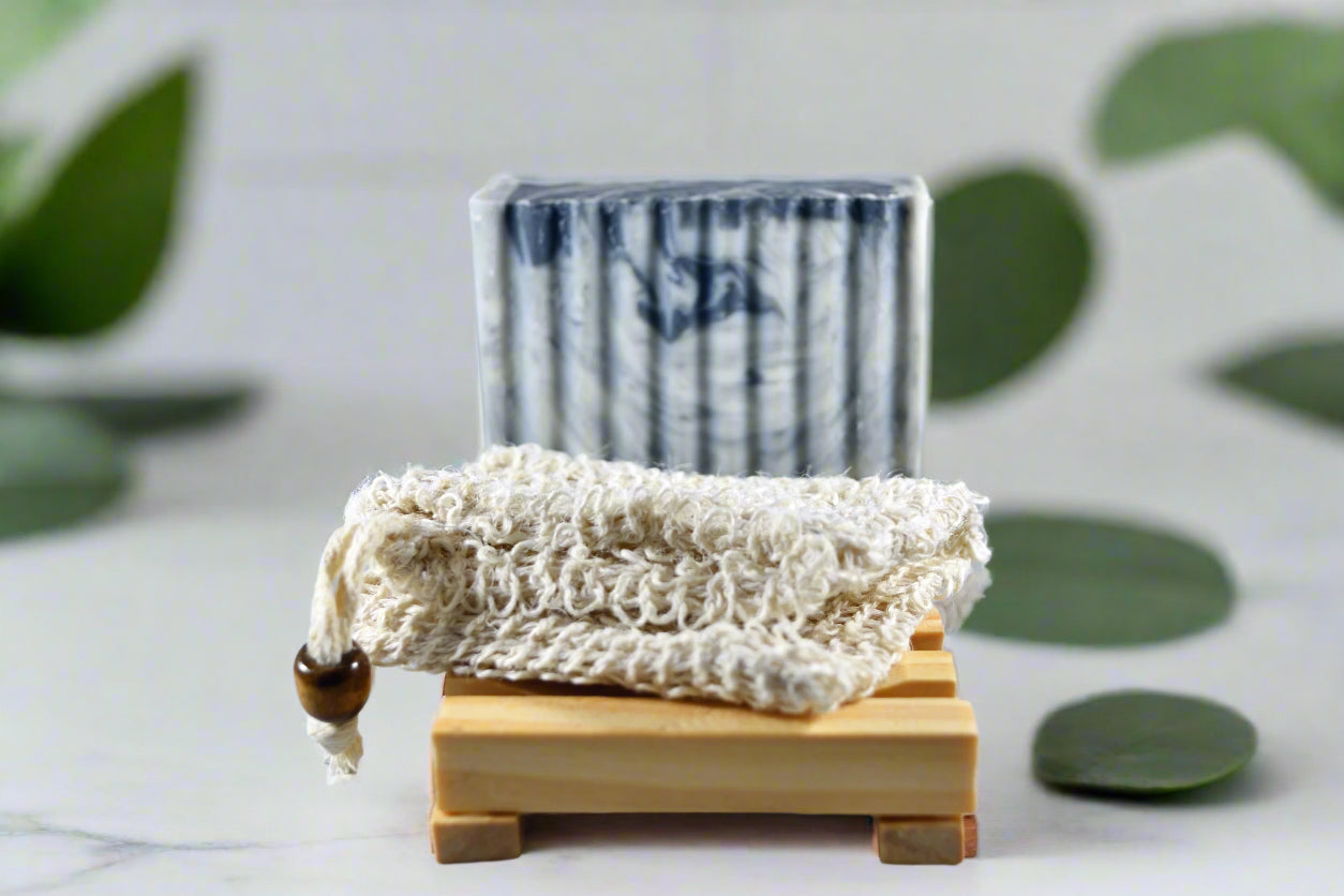 Tea Tree, Eucalyptus & Charcoal Soap | Handmade Natural Detox Bar