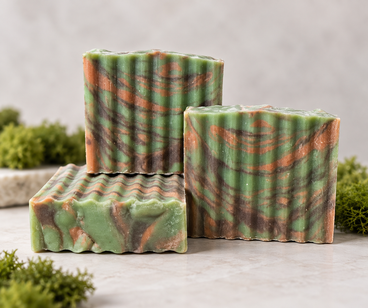 Wild Woodlands Soap Bar – Earthy & Fresh Handmade Soap | Black Coral Soap