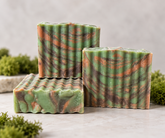 Wild Woodlands Soap Bar – Earthy & Fresh Handmade Soap | Black Coral Soap