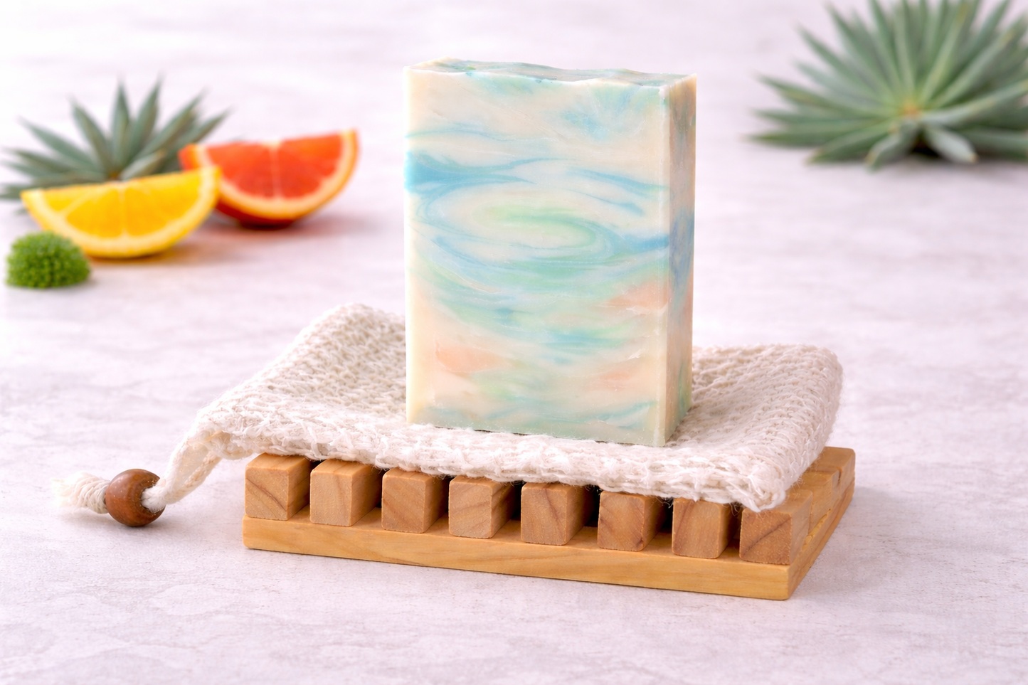 Citrus Sunrise Soap Bar – Bright Citrus Handmade Soap | Black Coral Soap